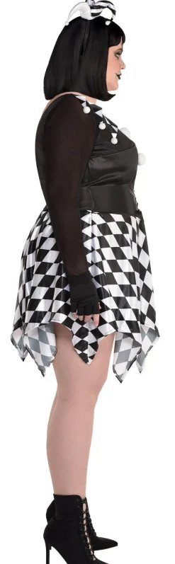 Party City Sexy-Adult Bad Jester Costume