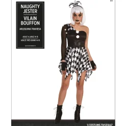 Party City Sexy-Adult Bad Jester Costume
