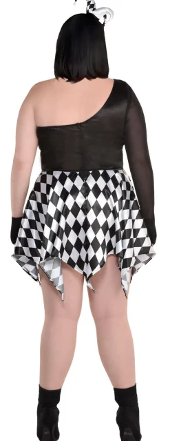 Party City Scary-Adult Bad Jester Costume