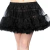 Party City Tutus, Skirts-Adult Black Crinoline Petticoat Plus Size