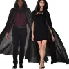 Party City Couples' Costumes-Adult Black Hooded Cape