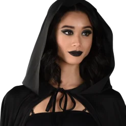 Party City Couples' Costumes-Adult Black Hooded Cape