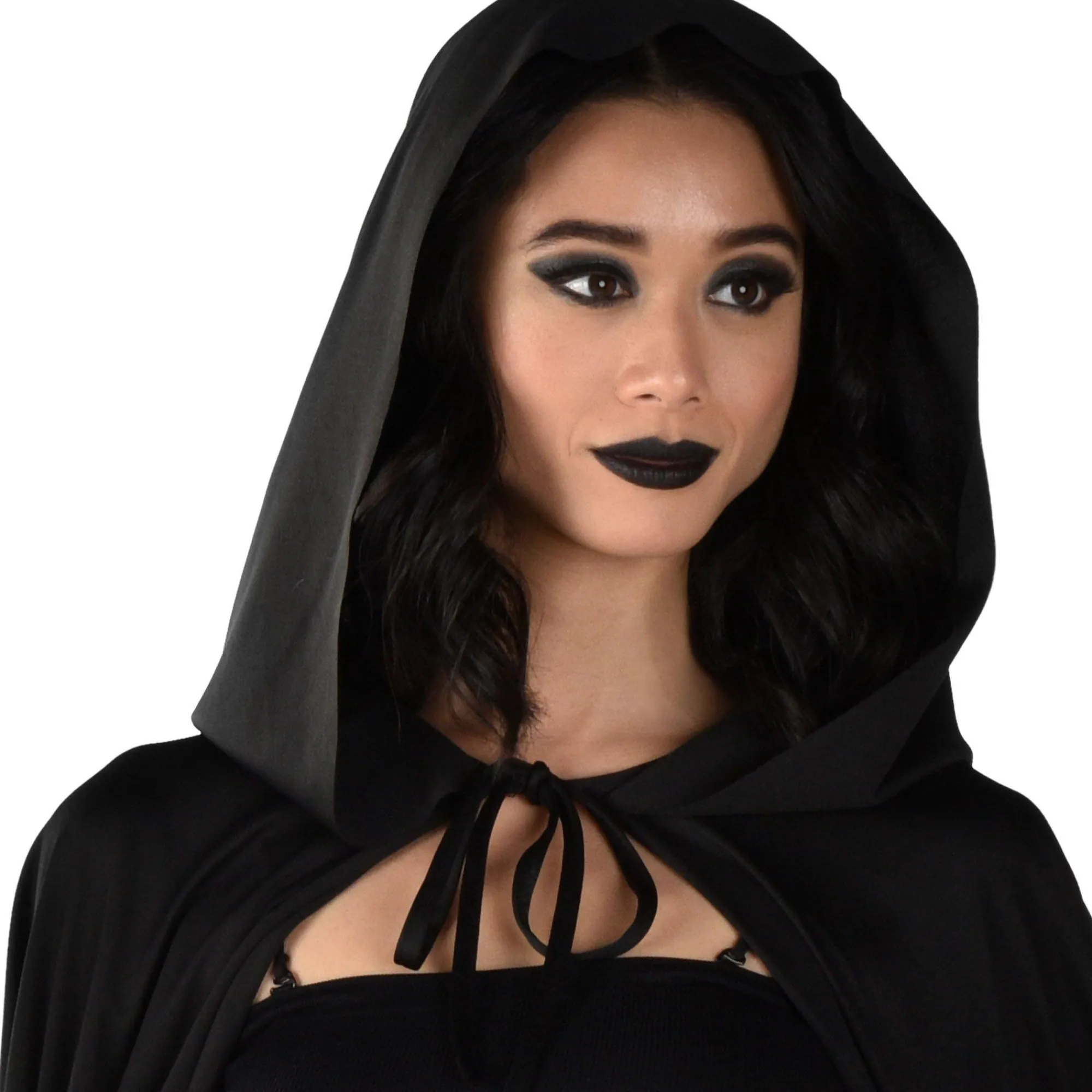 Party City Couples' Costumes-Adult Black Hooded Cape