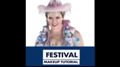 Party City Wigs-Adult Blue, Pink & Purple Bubble Braid Clip-In Extensions, 2Pc - Festival