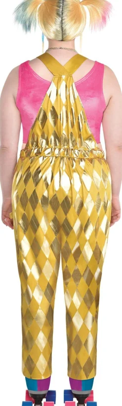 DC Comics Superhero-Adult Booby Trap Harley Quinn Costume Plus Size - Birds Of Prey