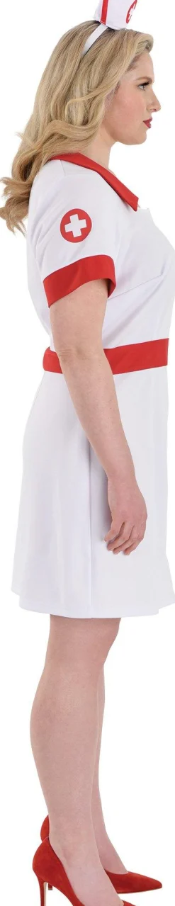 Women Party City Sexy|Adult Call The Shots Nurse Plus Size Costume