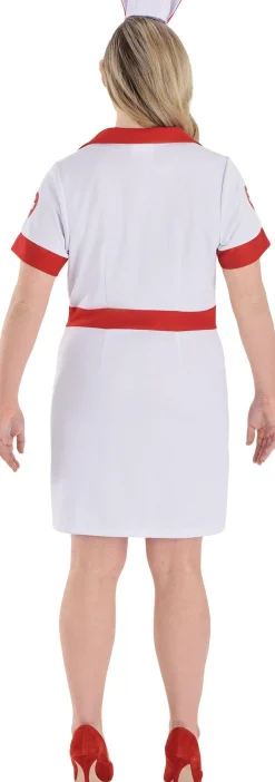 Women Party City Sexy|Adult Call The Shots Nurse Plus Size Costume