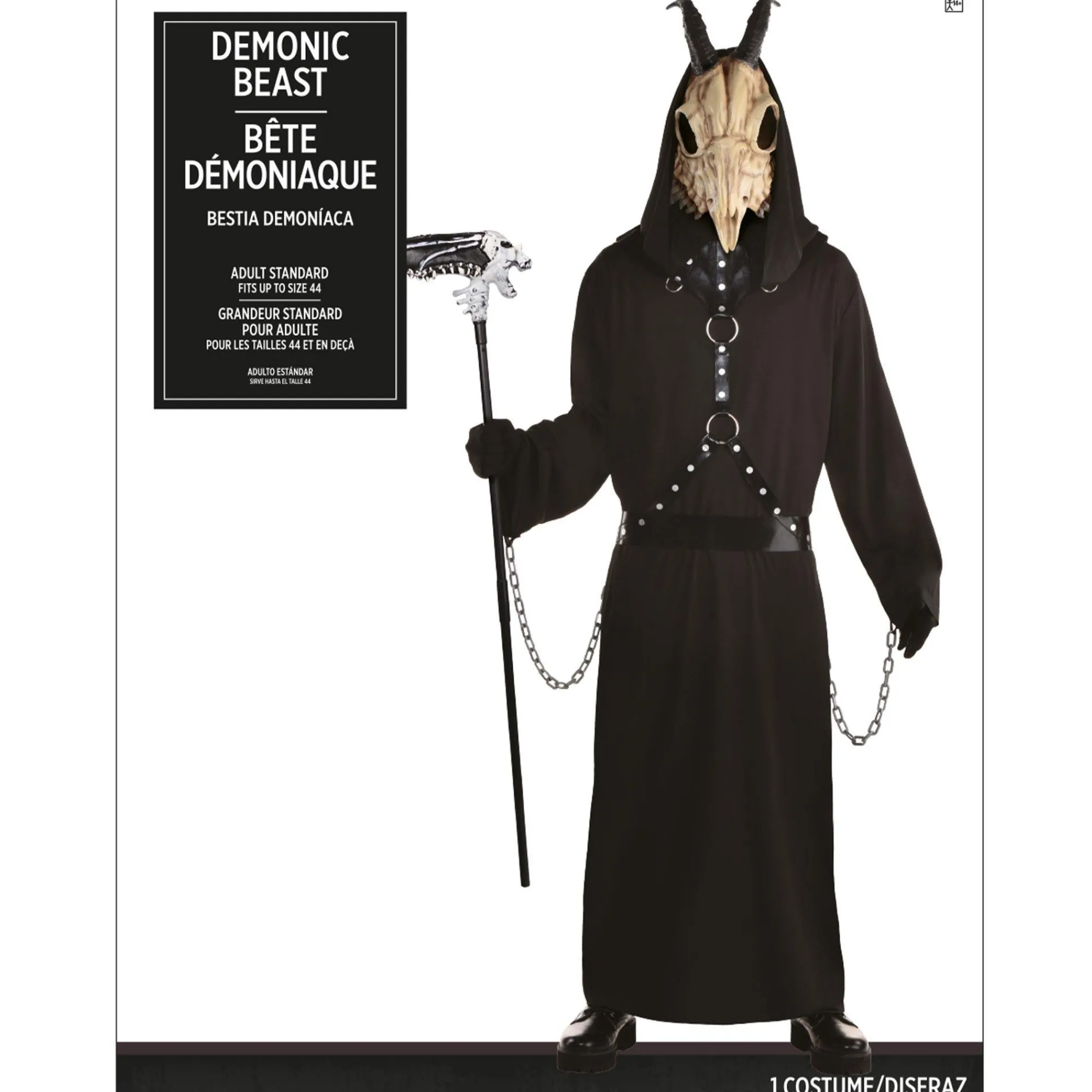 Party City Scary-Adult Demonic Beast Costume