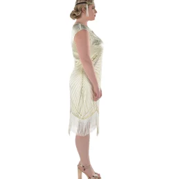 Party City Plus Size Costumes-Adult Flirty Flapper Plus Size Costume