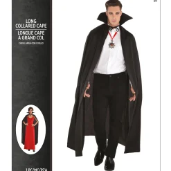 Party City Scary-Adult Full Length Black Cape