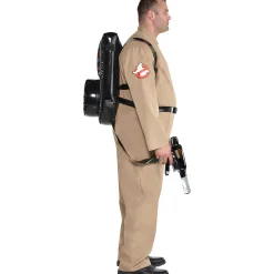 Party City Plus Size Costumes-Adult Ghostbusters Plus Size Deluxe Costume With Proton Pack
