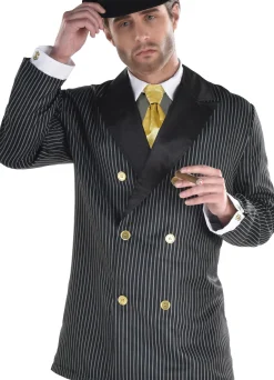Men Party City Decades|Adult Head Honcho Costume - 20S Gangster