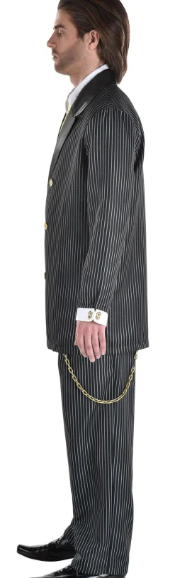 Men Party City Decades|Adult Head Honcho Costume - 20S Gangster