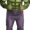 Party City Plus Size Costumes-Adult Hulk Plus Size Muscle Costume - Marvel
