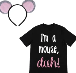 Women Party City Funny|Adult I'M A Mouse Costume Accessory Kit
