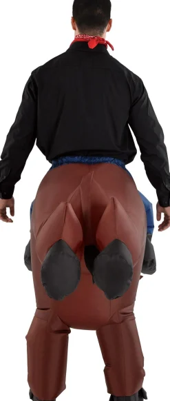 Party City Funny-Adult Inflatable Bull Rider Costume