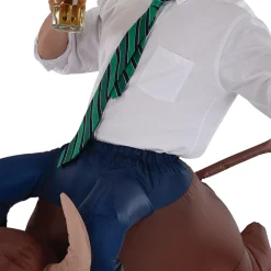 Party City Funny-Adult Inflatable Bull Rider Costume