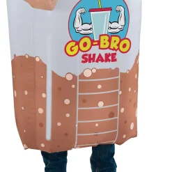 Party City Funny-Adult Inflatable Go-Bro Protein Shake Costume