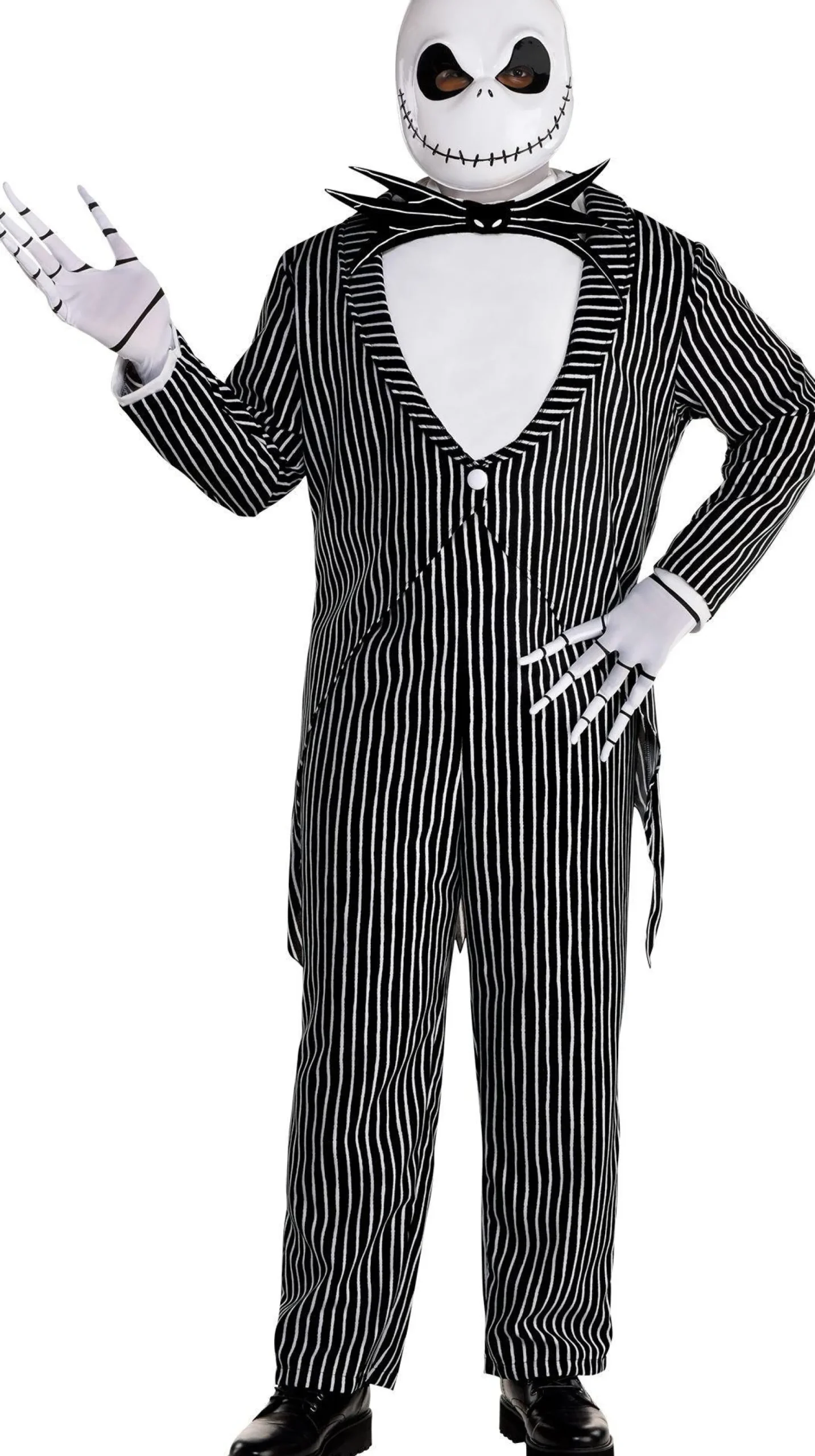 Party City Plus Size Costumes-Adult Jack Skellington Plus Size Deluxe Costume - Disney The Nightmare Before Christmas