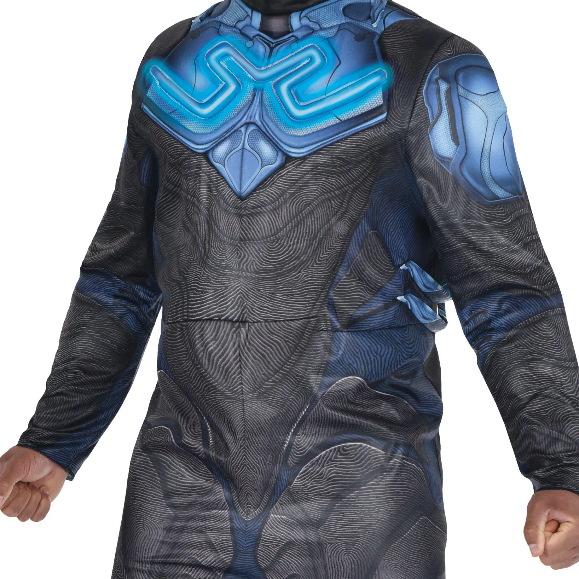Party City Plus Size Costumes|Adult Light-Up Blue Beetle Plus Size Costume - Blue Beetle Movie