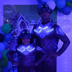 Party City Plus Size Costumes|Adult Light-Up Blue Beetle Plus Size Costume - Blue Beetle Movie