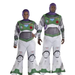 Party City Couples' Costumes-Adult Light-Up Buzz Lightyear Space Ranger Alpha Plus Size Costume - Lightyear