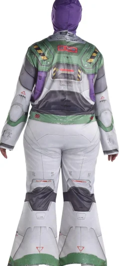 Women Party City Disney|Adult Light-Up Buzz Lightyear Space Ranger Alpha Plus Size Costume - Lightyear