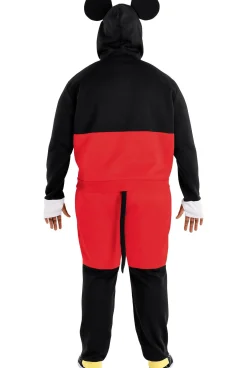Party City Plus Size Costumes-Adult Mickey Mouse Plus Size Sweatsuit Costume - Disney