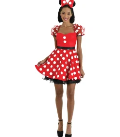 Women Party City Disney|Adult Minnie Mouse Costume - Disney