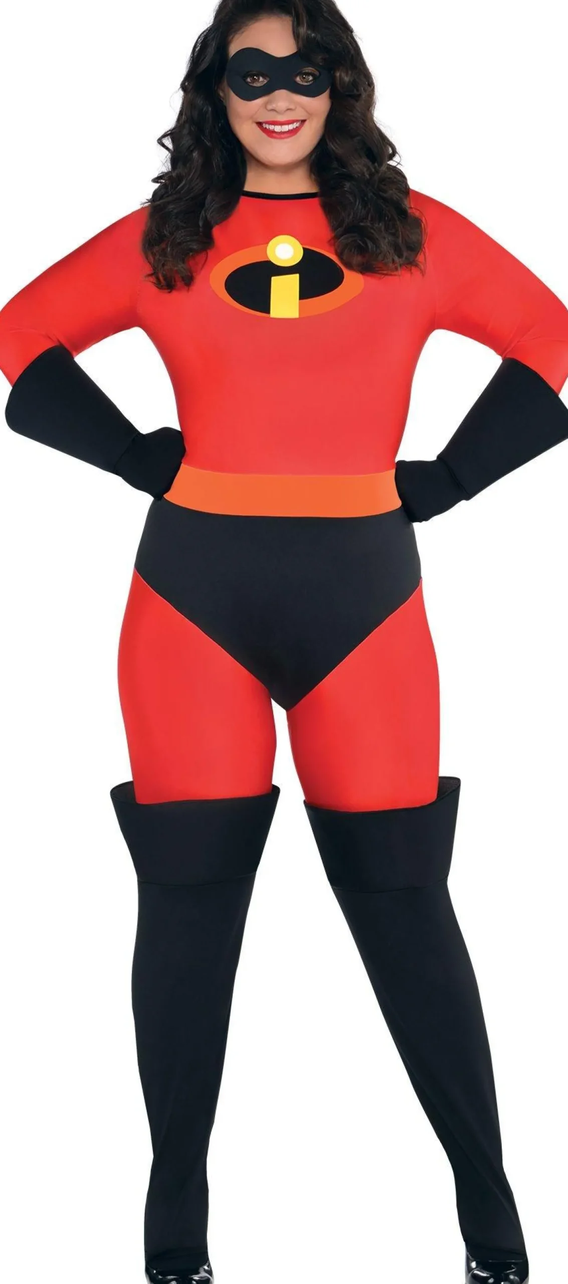 Party City Plus Size Costumes-Adult Mrs. Incredible Plus Size Deluxe Costume - The Incredibles