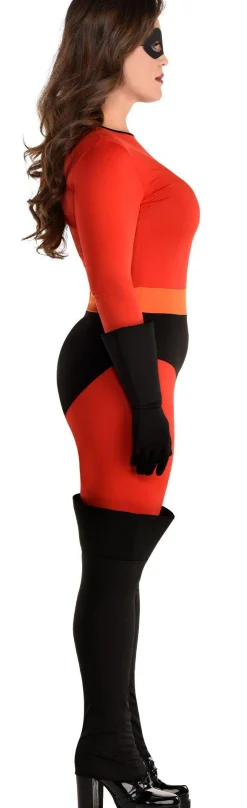 Party City Plus Size Costumes-Adult Mrs. Incredible Plus Size Deluxe Costume - The Incredibles