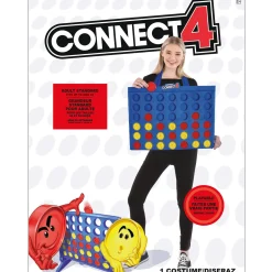 Women Party City Funny|Adult Playable Connect Four Costume