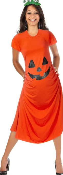 Women Party City Funny|Adult Pumpkin Maternity Costume
