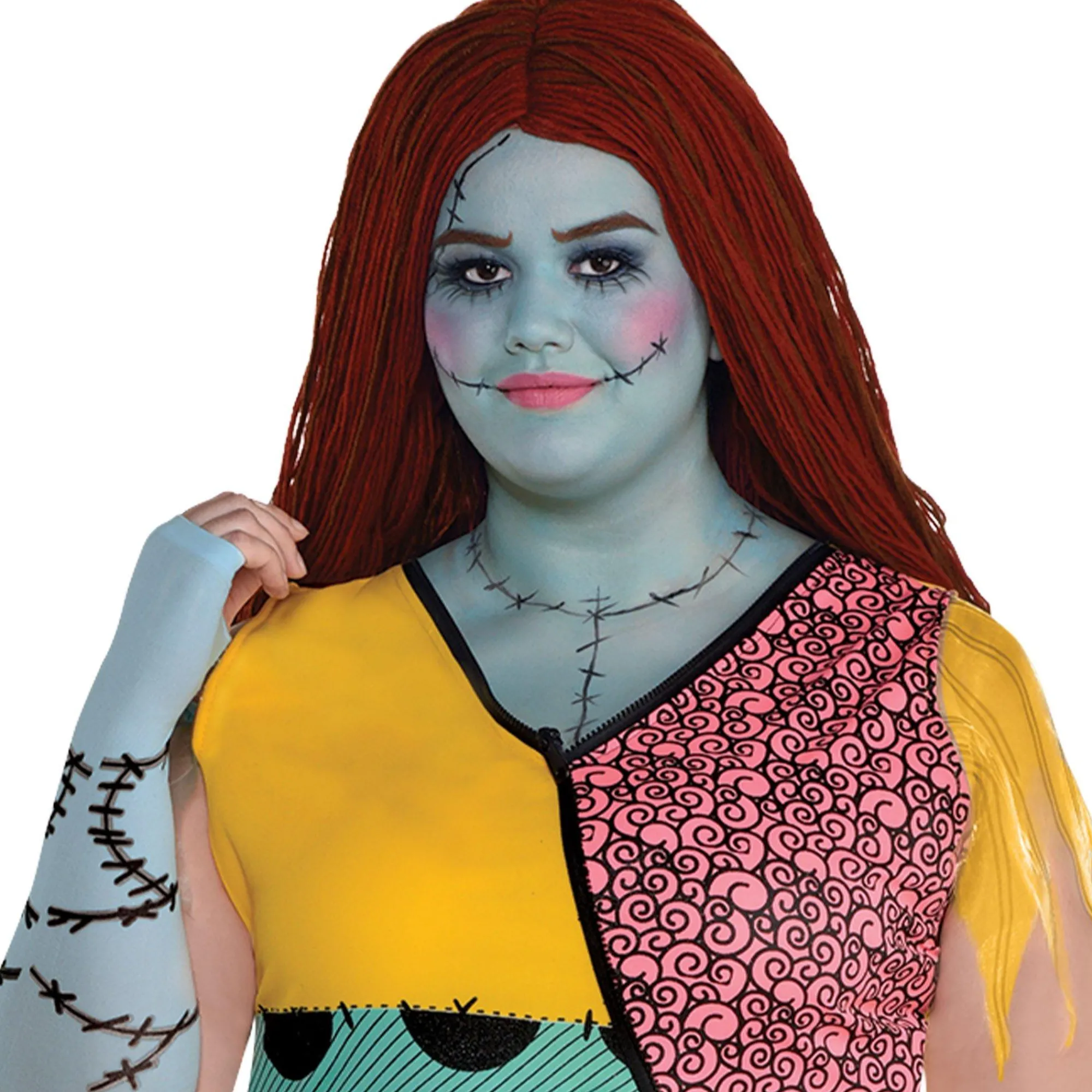 Party City Plus Size Costumes-Adult Sally Plus Size Deluxe Costume - Disney The Nightmare Before Christmas