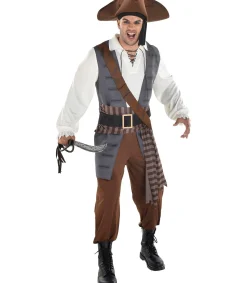 Men Party City Pirate|Adult Shiver Me Timbers Pirate Costume