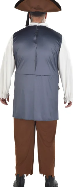 Party City Plus Size Costumes-Adult Shiver Me Timbers Pirate Plus Size Costume