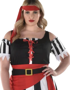 Women Party City Pirate|Adult Sultry Shipmate Plus Size Costume