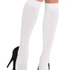 Party City Tights-Adult White Knee-High Stockings