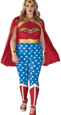 Party City Superhero-Adult Wonder Woman Plus Size Costume - Dc Originals