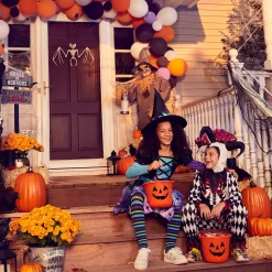 Party City Balloons|Air-Filled Bats & Spiders Halloween Balloon Garland Kit