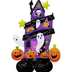 Party City Decorations|Airloonz Halloween Haunted House Balloon, 35In X 50In
