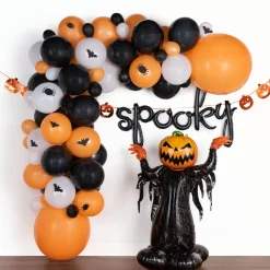 Party City Decorations|Airloonz Halloween Pumpking Balloon, 37In X 53In