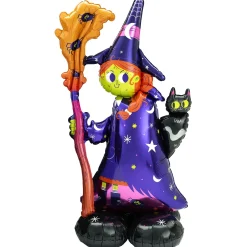 Party City Decorations|Airloonz Halloween Witch Balloon, 55In