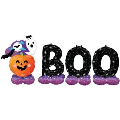 Party City Balloons|Airloonz Spooky Halloween Boo Balloon Set
