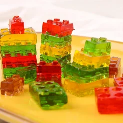 Party City Candy Buffet By Color-Amos 4D Gummy Blocks, 11Pc