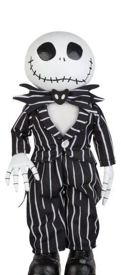 Disney Channel Decorations|Animatronic Jack Skellington Standing Halloween Decoration, 13.4In - The Nightmare Before Christmas