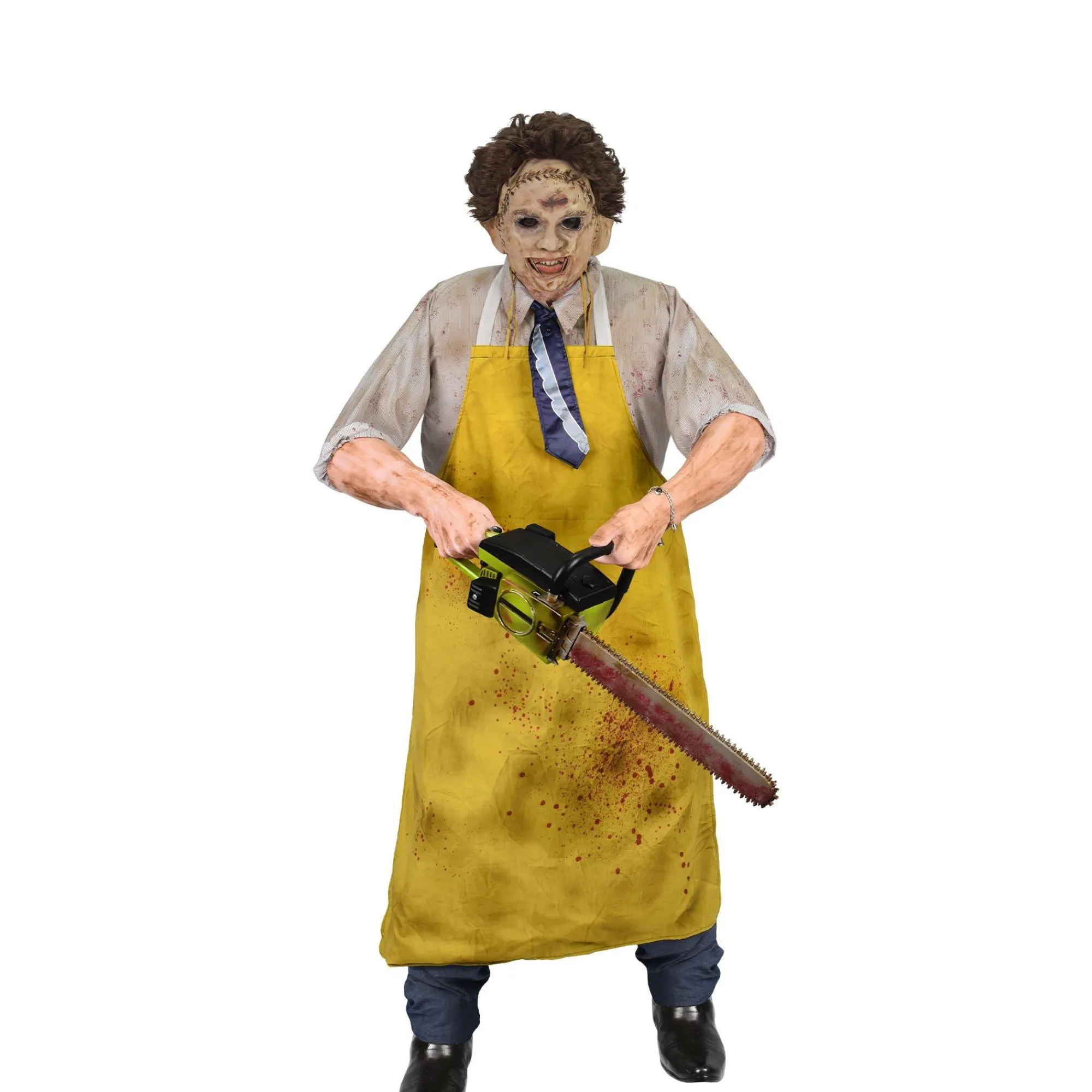 Party City Animatronics|Animatronic Leatherface, 6.6Ft - Texas Chainsaw Massacre
