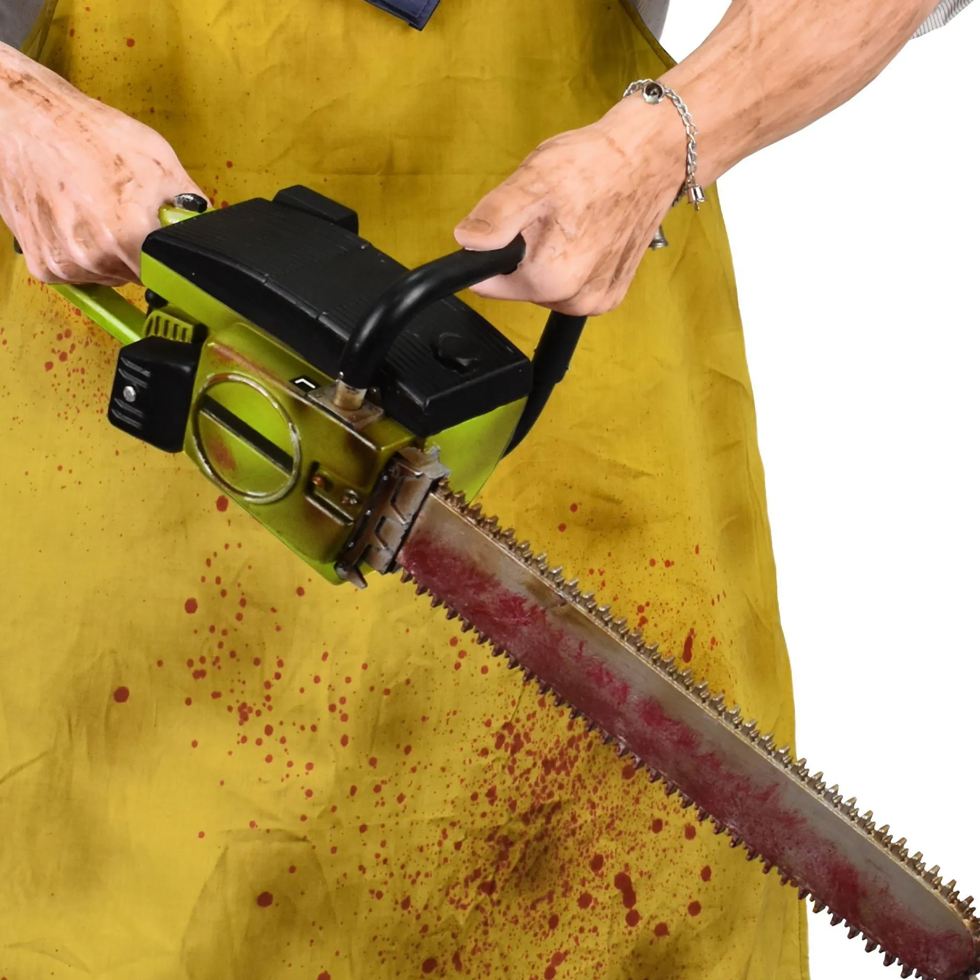 Party City Animatronics|Animatronic Leatherface, 6.6Ft - Texas Chainsaw Massacre