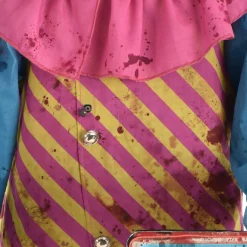 Party City Animatronics|Animatronic Light Up Talking Neon Ice Cream Clown, 6Ft