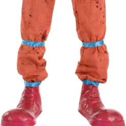 Party City Animatronics|Animatronic Light Up Talking Neon Ice Cream Clown, 6Ft
